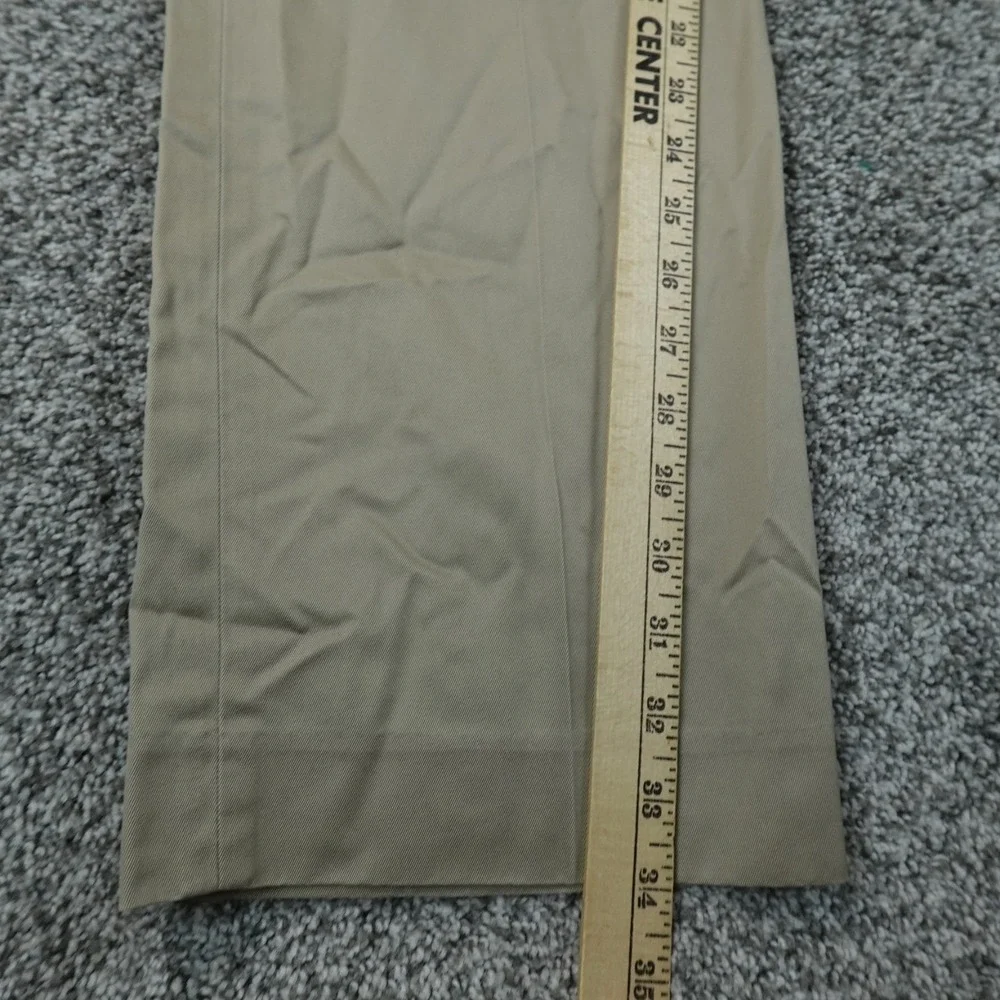 Banana Republic Pants Mens 34X34 Beige Brown Chino Trouser Slim Fit Flat Front